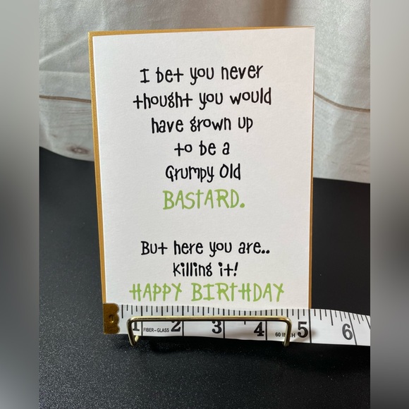 ⚠️🍰🎉 Adult Humorous Greeting Birthday Card- 3Pc Set- NWT - Picture 5 of 15